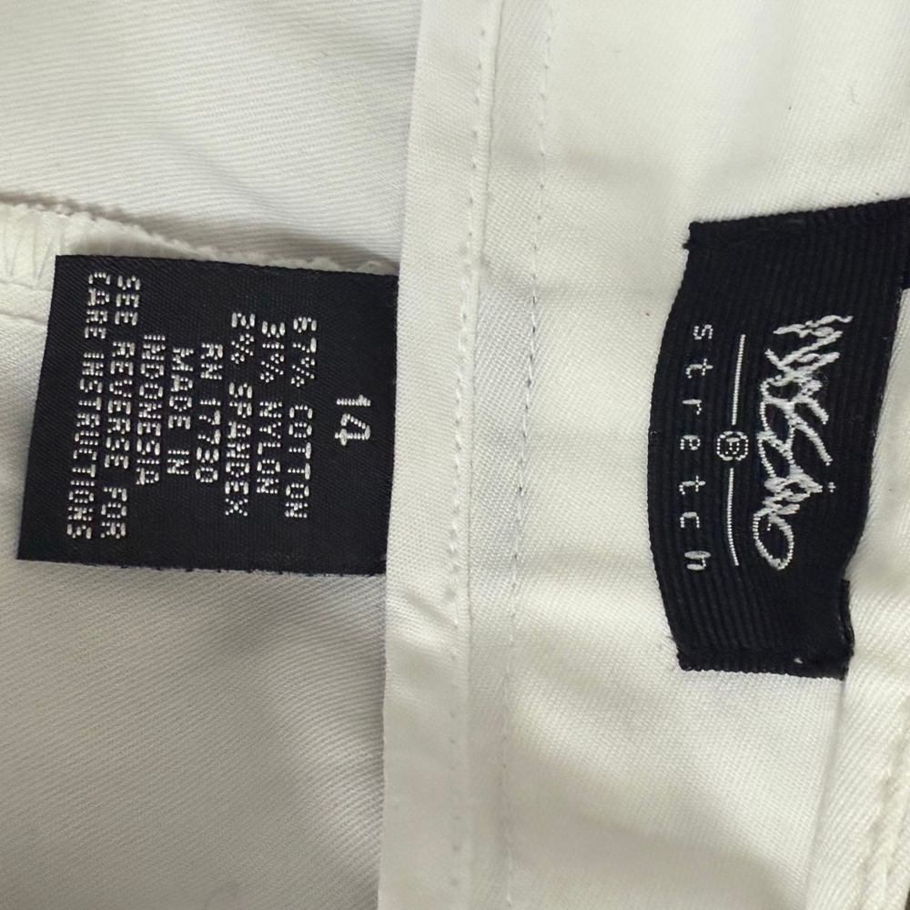 Women's Mossimo White Bermuda Shorts Size 14 - Picture 12 of 14